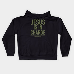 jesus is in charge Kids Hoodie